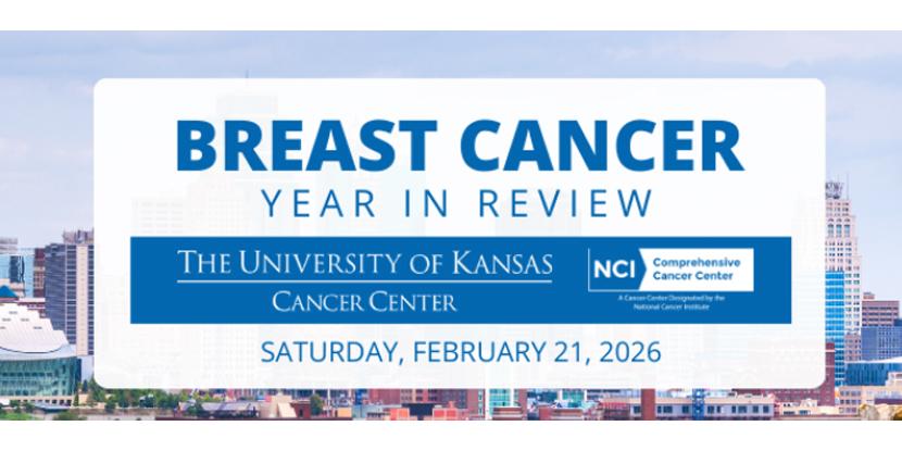 Graphic image for the 2026 KU Breast Cancer Year in Review